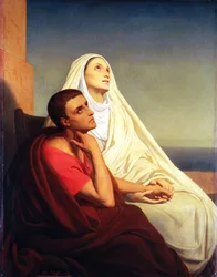 Der heilige Augustinus und seine Mutter, die heilige Monika, 1855